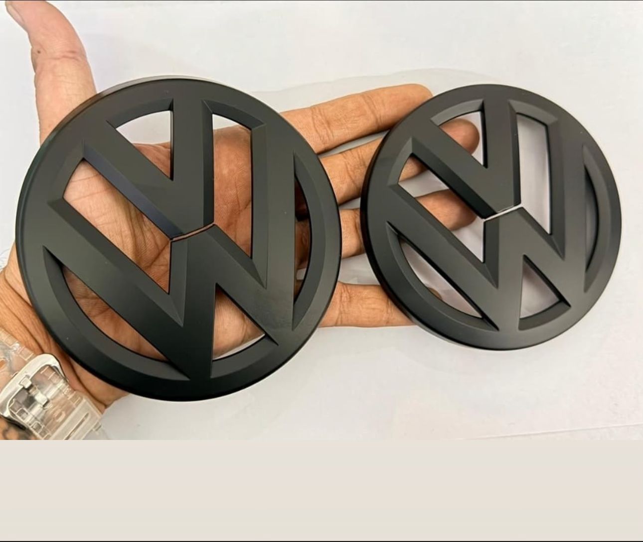 Volkswagen Polo Front Grill Replacement Logo Emblem | Chrome Finish (OEM Style)