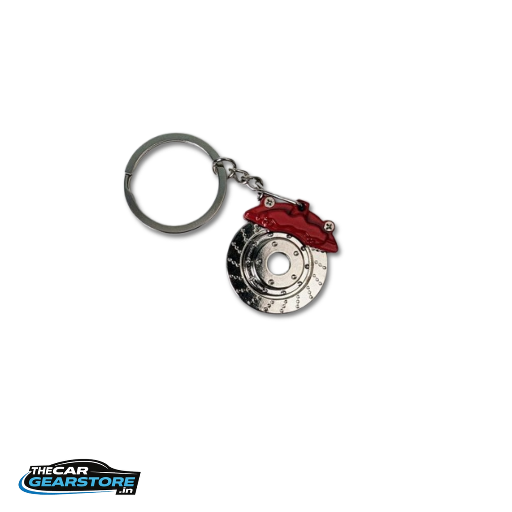 Disc Brake Keychain | JDM Style Metal Keyring (Multi-Color)