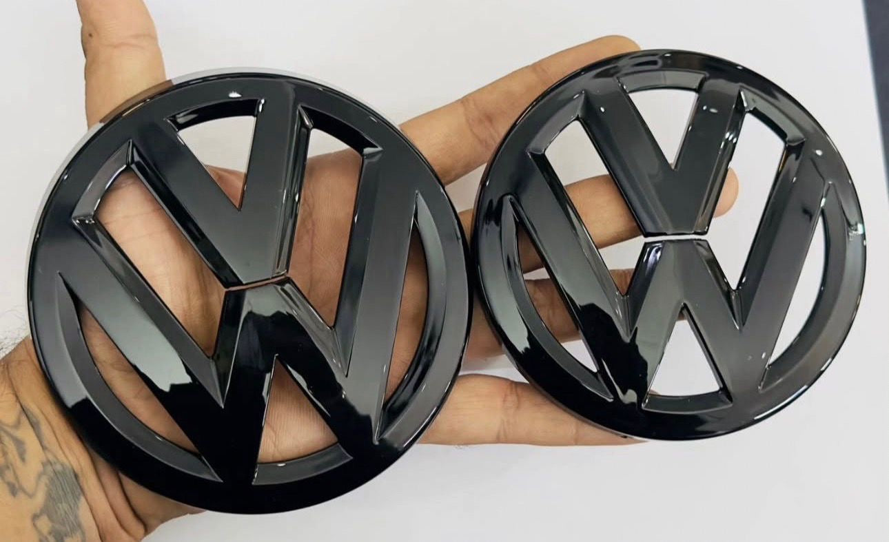 Volkswagen Polo Front Grill Replacement Logo Emblem | Chrome Finish (OEM Style)