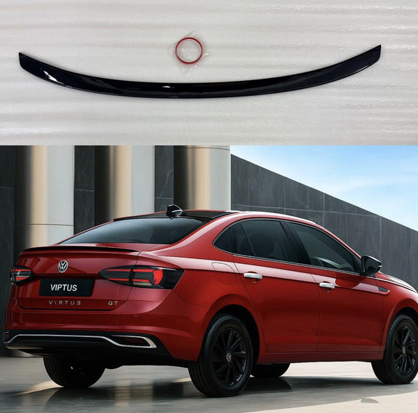 Rear Spoiler Lip (1.38m) – Universal (Black & Carbon Look)