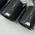 BMW M Performance Style Dual Exhaust Tip | Premium Carbon Fiber Finish | (Sold Individually)