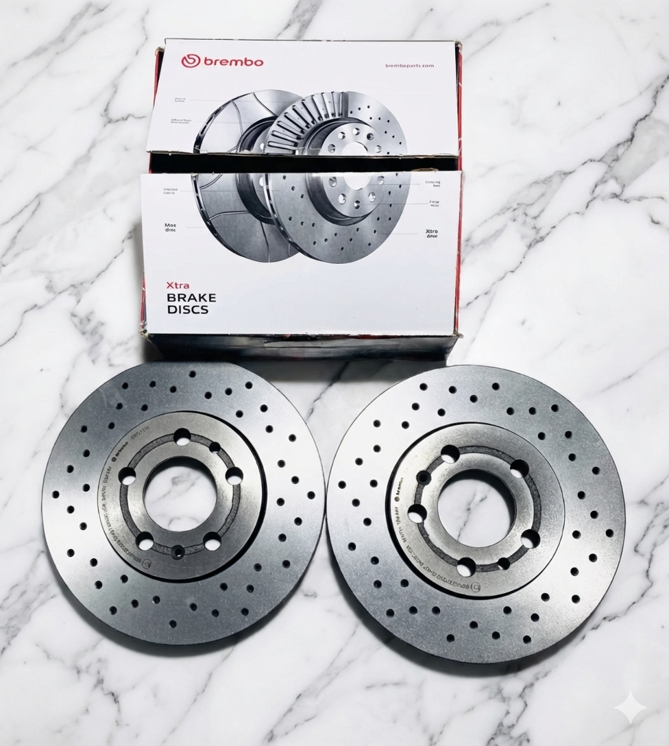 Brembo Xtra Brake Discs 09.7011.1X for VW Polo, Skoda Fabia, Audi A3