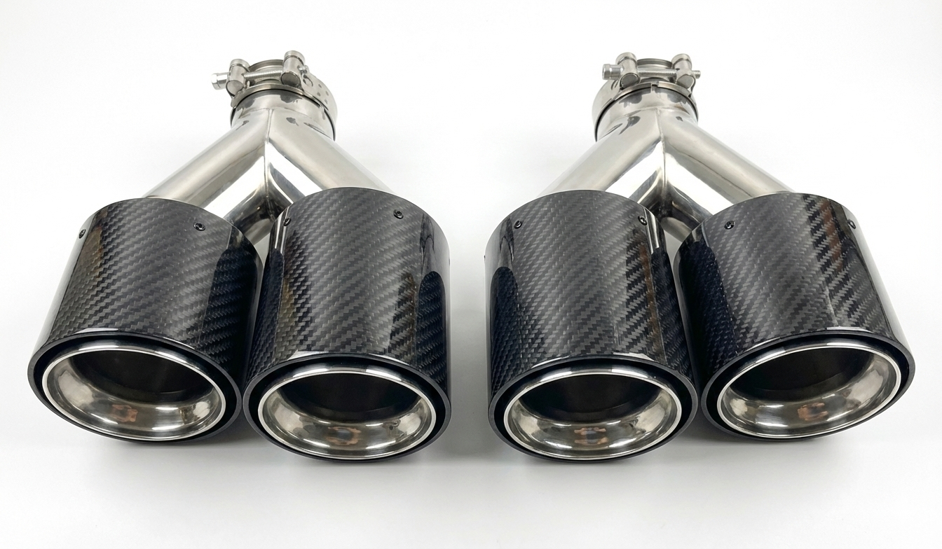 Carbon Fiber Exhaust Dual Tip