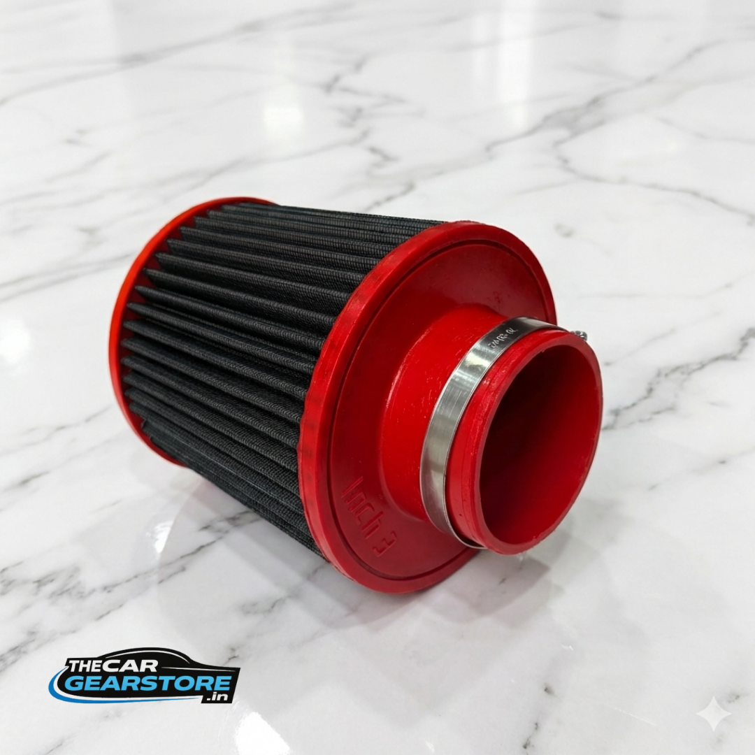 BMC Double Direct Induction Air Filter 3-Inch Inlet Size | Aftermarket High-Performance Air Intake
