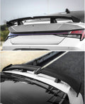 Hyundai Elantra Mecha Style 2020 2021 2022 2023 Trunk Lid Spoiler, Rear Spoiler lip, Body Kit,Car Modification Accessories (Glossy Black)