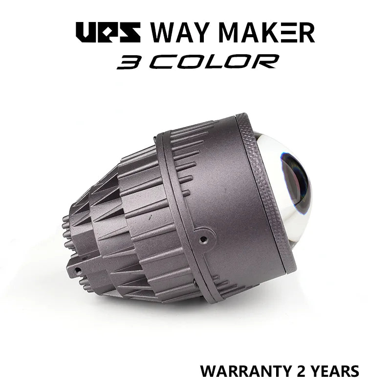 UPS Way Maker F55 3-Inch Tri-Color Bi-LED Projector Fog Lamp | Universal Fit