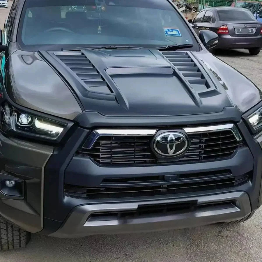 Premium Toyota Hilux Hood Scoop – Rugged Aftermarket Hood Vent Styling